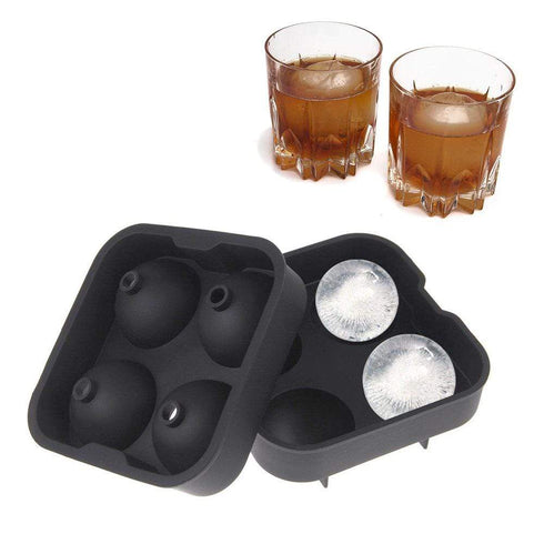 AussieSuperStore Homeware Supplies Large Silicone Ice Sphere Mould - Giant Jumbo Frozen Ball Maker Large Silicone Ice Sphere Mould - Giant Jumbo Frozen Ball Maker Tray CBICESPHERES